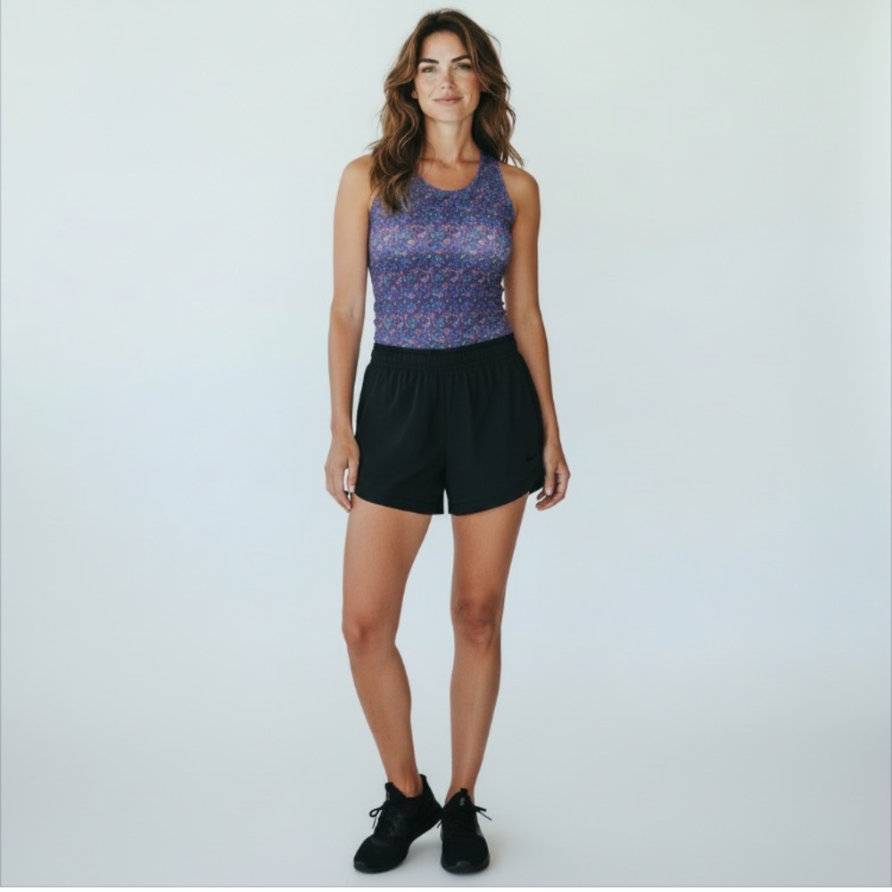 3/$29 In Sport Athletic Fitted Racetrack Tank Top